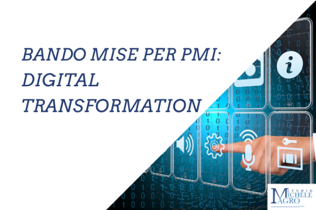 BANDO MISE DIGITAL TRANSFORMATION 2020 PER PMI