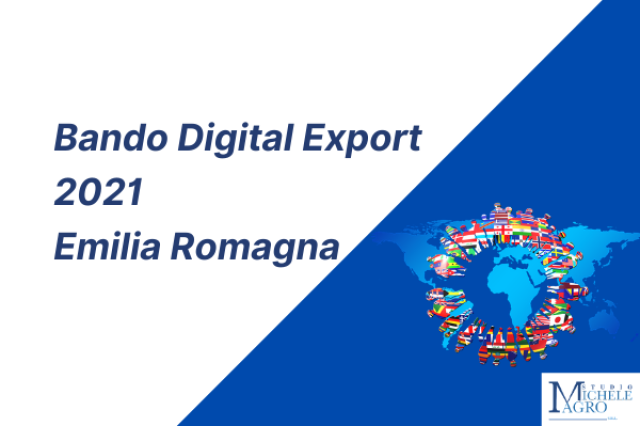 Bando Digital Export 2021 PMI Emilia Romagna