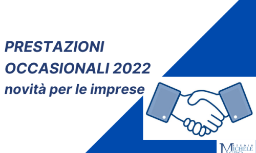 Prestazioni occasionali 2022