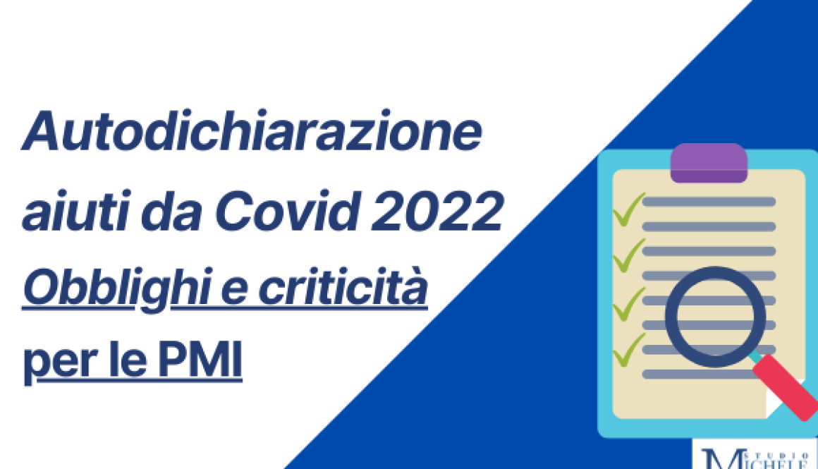 Autodichiarazioni aiuti Covid 2022